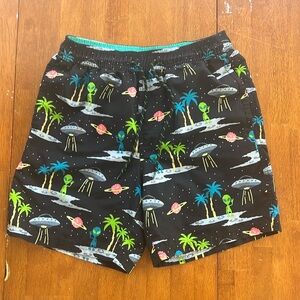 Fun Men’s Black Alien Swimsuit